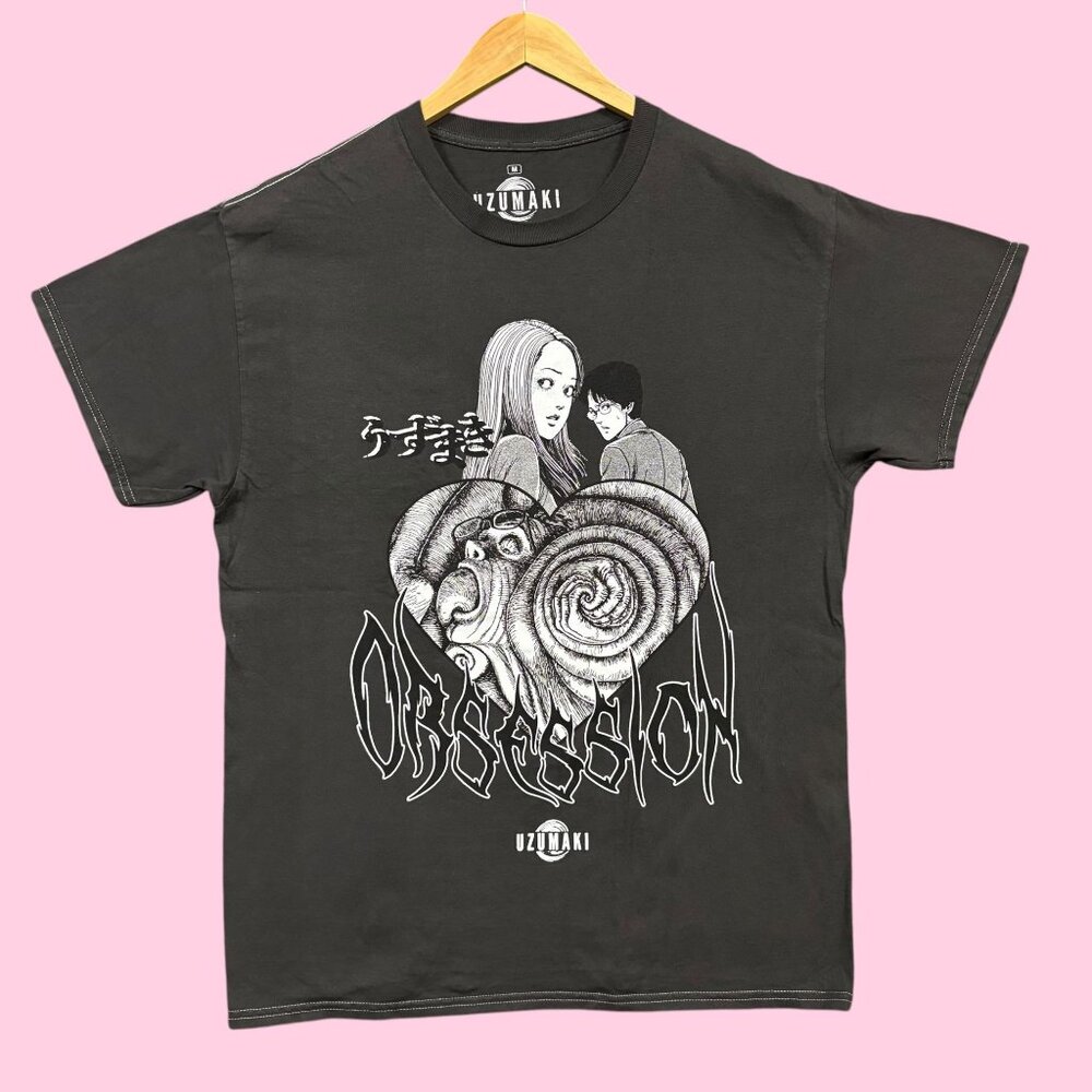 Junji Ito Uzumaki Obsession Horror Manga Tee M
